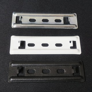 듀얼레일 천장형 일자 브라켓 커튼 블라인드 부속품 부품 설치 고정 피스, 철재 나사 2개 (소 1cm), 화이트, 1개