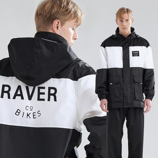 RAVER 성인 모노블럭 레인코트 우비 상하의세트
