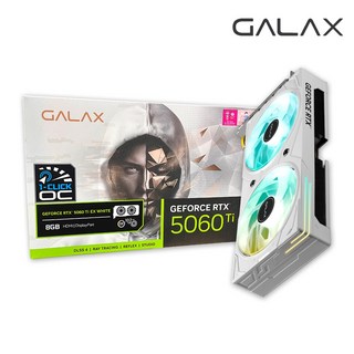 갤럭시 GALAX 지포스 RTX 5060 Ti EX WHITE OC D7 8GB 그래픽카드