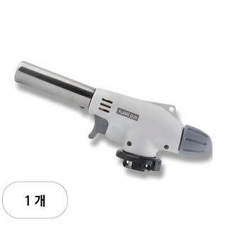 제이제이 캠핑 원터치 토치, 화이트, 1개