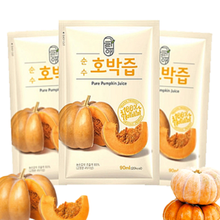 첨가물 없는 진한 늙은호박 통째로 만든 100% 호박즙, 5개, 90ml
