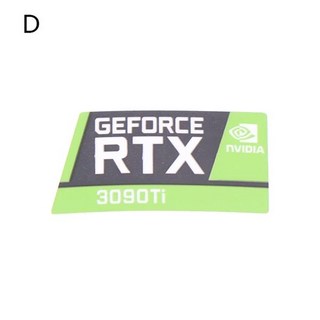 호환 1pcs RTX 3090TI 3080TI 3070 3060 데스크탑 스티커 노트북 그래픽 카드 라벨