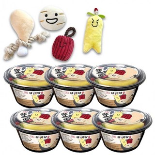 강아지 바스락 삑삑이 삼계탕 장난감 6P 노즈워크 sos*118Ag, 상세페이지 참조, 1개