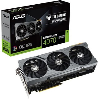 ASUS TUF 게이밍 지포스 RTX 4070 Ti 슈퍼 16GB GDDR6X OC 에디션 그래픽 카드NVIDIA GeForce RTX4070Ti DLSS 3 PCIe 4.0, ASUS TUF 게이밍 지포스 RTX 4070 Ti 슈, 1개