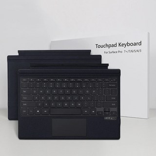 Surface Go1/2/3 Surface Pro3/4/5/6/7/7 + Surface Pro8/X 블루투스 호환 키보드 백라이트 트랙패드 무선, 없음, 없음, 1)A