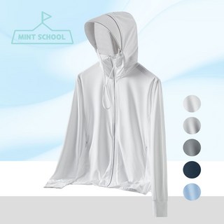 민트스쿨 자외선 차단 UV 차단 쿨링 후드집업 비치웨어 래쉬가드 쿨링 자켓