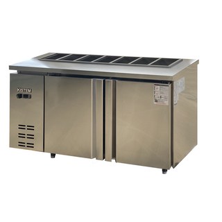 키스템 올스텐 디지털 뒷줄반찬테이블냉장고1500 KIS-PDB15R-3 프로모델 업소용냉장고