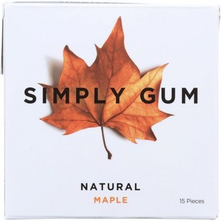 심플리검 메이플 내추럴 껌 15개 상품 이미지