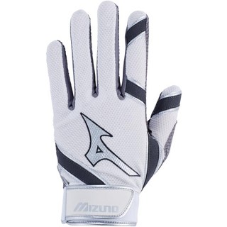 미즈노 MVP 야구 배팅 글러브 Mizuno MVP Baseball Batting Gloves, 1개, 하얀