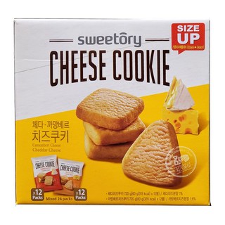 sweetory 스위토리 치즈쿠키 1.44kg/60gx24, 720g, 2개