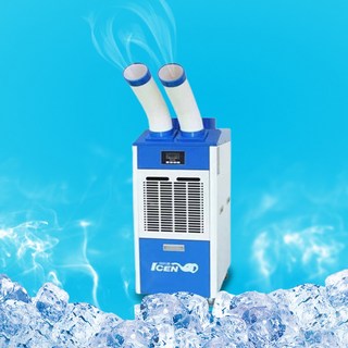 산업용 에어컨 이동식 실외기없는 창고 공장 야외 주방 코끼리 업소용 1구 2구 3구, WPC-1700(5평)