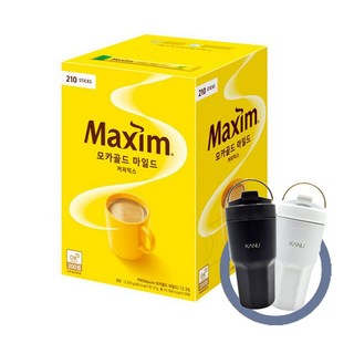 맥심 모카골드 12g 210개입 + 사은품 (텀블러), 1개