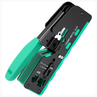 RJ45 크림퍼 도구 CAT5 CAT5e CAT6 용 커넥터 커터를 통과, 1개