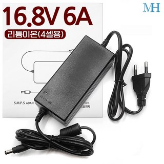16.8V 6A 리튬 이온 폴리머 배터리용 충전기 어댑터 (4셀) – DC 16.8V 6.0A, 1개 6v dc my4 16.8V 6A 리튬 이온 폴리머 배터리용 충전기 어댑터 (4셀) – DC 16.8V 6.0A, 1개 6v dc my4