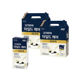 그린비아 마일드케어 검은참깨 균형영양식, 200ml, 32개