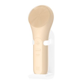 멜리언스 진동클렌저 실리콘 브러쉬 전동 세안기 피지제거 모공 클렌져, 옐로우