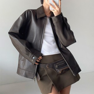 [국내제작/3XL] 퀄리티 보장 레더 베이직 자켓 원하는 핏 빅사이즈까지 꾸준하게 사랑받은 간절기 필수 아이템