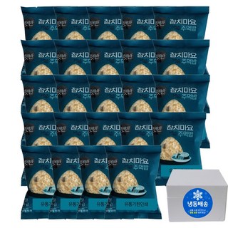 햇반 쿡반 참치마요 주먹밥, 24개, 100g