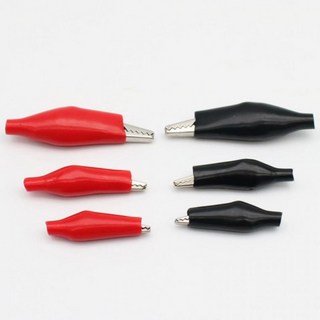 대박 수미 마켓 중형 악어 집게 전기 절연 클램프 클립 – 접지용 테스트 및 DIY 전열 연결 수공구, 1개, [M0836A] 중형 블랙 악어집게 전기악어집게