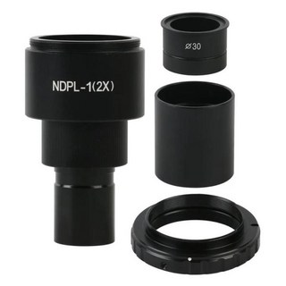 NDPL 2X 생물 현미경 접안 렌즈 어댑터 캐논 니콘 디지털 카메라용, For, 1개
