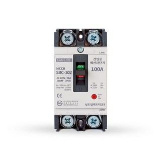 산업용 배선 차단기 SBC-102 NFB, 2P, 5KA, 60A, 75A, 100A 선택 가능 – 상도 전기통신, 1개 100a 산업용차단기 산업용 배선 차단기 SBC-102 NFB, 2P, 5KA, 60A, 75A, 100A 선택 가능 – 상도 전기통신, 1개 100a 산업용차단기