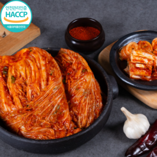 [다올] 당일제조 국내산 재료 배추 포기 김치 HACCP 인증 가정용, 1개, 3kg