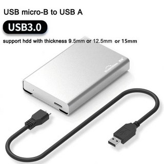 새로운 알루미늄 6Gbps 고속 25 인치 HDD 인클로저 모바일 하드 디스크 상자 Usb 30 Sata 케이스 9515MM Blueendless, 03 15MM, 2.15MM, 1개