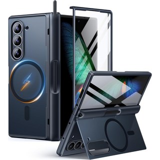 모보시 힌지 보호 펜커버 맥세이프 호환 거치대 풀커버 휴대폰 케이스 썸네일