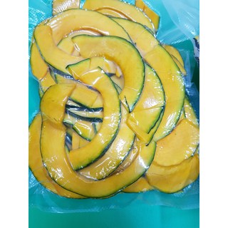 튀김용 손질 단호박 1팩 500g 슬라이스형 (냉동 x)국내산