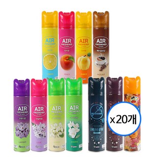 산도깨비 방향제 에어프레쉬너 공기청향제 향택일 300ml x 20개