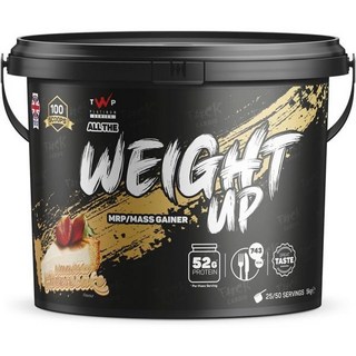 TWP 뉴트리션 플래티넘 시리즈 올 더 웨이트 업 질량 증량제 5kg 25/50인분 단백질 52g 바닐라 치즈케이크, 5kg (1팩), 1개