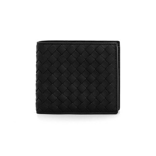 보테가베네타 138625 V4651 1000 인트레치아토 뷰 포켓 반지갑