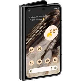 Google Pixel Fold 망원 렌즈 및 초광각 렌즈가 탑재된 언락 Android 5G 스마트폰 폴더블 디스플레이 24시간 배터리 흑요석 256GB, 256 GB