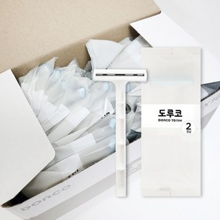 도루코 일회용 포장 면도기 TD-704, 1개입, 400개