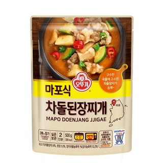 오뚜기 마포식 차돌 된장찌개, 500g, 2개