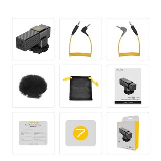 7ryms MinBo 미니 마이크 카디오이드 콘덴서 샷건 Canon Nikon Sony 카메라 스마트 폰 용, 03 MinBo Mini
