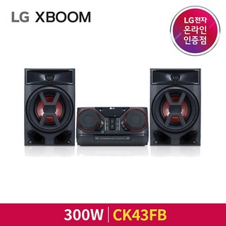 LG전자 2way 사운드 오디오, CK43FB, 블랙