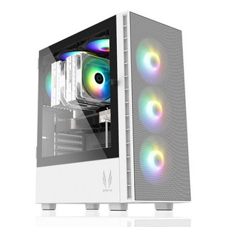 3RSYS R260 화이트 미들타워 케이스, 선택하세요, 1개