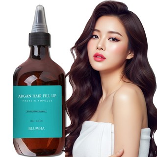 블루화 아르간 헤어 필업 앰플 생크림 워터 트리트먼트 300ML, 1개