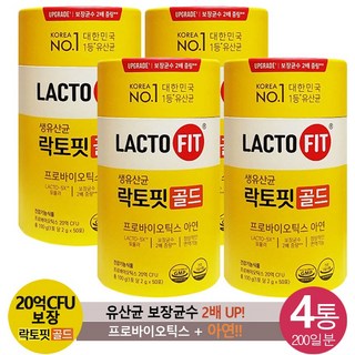 종근당건강 락토핏 생유산균 골드, 100g, 12개