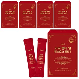 고역가수치 이탈리아 파로 효소 식약청인증 탄수화물 단백질 분해효소 프리미엄 파로 고대 곡물 순수 자연발효 효소 분말 30p, 5개, 90g