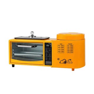그릴 팬 아침 않는 메이커 밥솥 샌드위치 붙지 식사 220V 미니 다기능 게으른 기계, KR, C, 1개