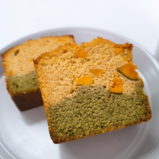 저당빵 글루텐프리 아몬드가루빵 카스테라 파운드 (하절기 아이스박스 필수 구매), 단호박쑥, 2개, 100g