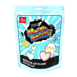 동결건조 하트모양 마시멜로, 35g, 12개