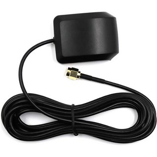 SMA 남성 커넥터 33dB가 장착된 액티브 GPS+GLONASS 내비게이션 안테나 차량 GPS 시스템 모듈 트래커 로케이터 실시간 추적용 외부 안테나 3m 케이블 획득, SMA 남성 커넥터 33dB가 장착된 액티브 GPS+G, 1개