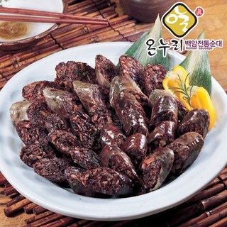 백암전통순대 특별한 맛 야채 순대 볶음재료 1kg 가정용 에어프라이어 분식, 1팩