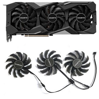 기가바이트 Radeon RX 5500/5600/5700 XT 그래픽 카드용 DC 12V 0.35A 팬 쿨러 PLD08010S12HH (78mm, 1PCS) 라데온rx5700xt 기가바이트 Radeon RX 5500/5600/5700 XT 그래픽 카드용 DC 12V 0.35A 팬 쿨러 PLD08010S12HH (78mm, 1PCS) 라데온rx5700xt