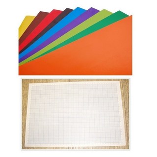 4절 색마분지 240g 10매 칼라마분지, 파랑