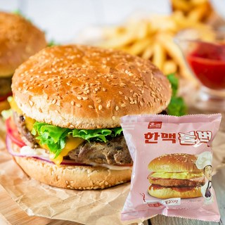 한맥식품 불고기벅 140g 햄버거빵, 145g, 10개 대표 이미지 - 편의점 햄버거 추천