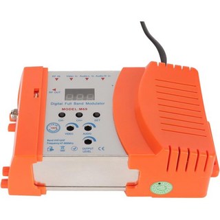 YunseityRF 변조기 M69 Full Band AV to RF 컨버터 VHF UHF PALNTSC TV 링크 변조기디지털 디스플레이 포함 VCRs DVD 게임 콘솔용 비디, US Plug